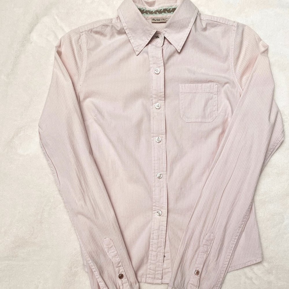 Rubbish Pale Pink Stripped Shirt